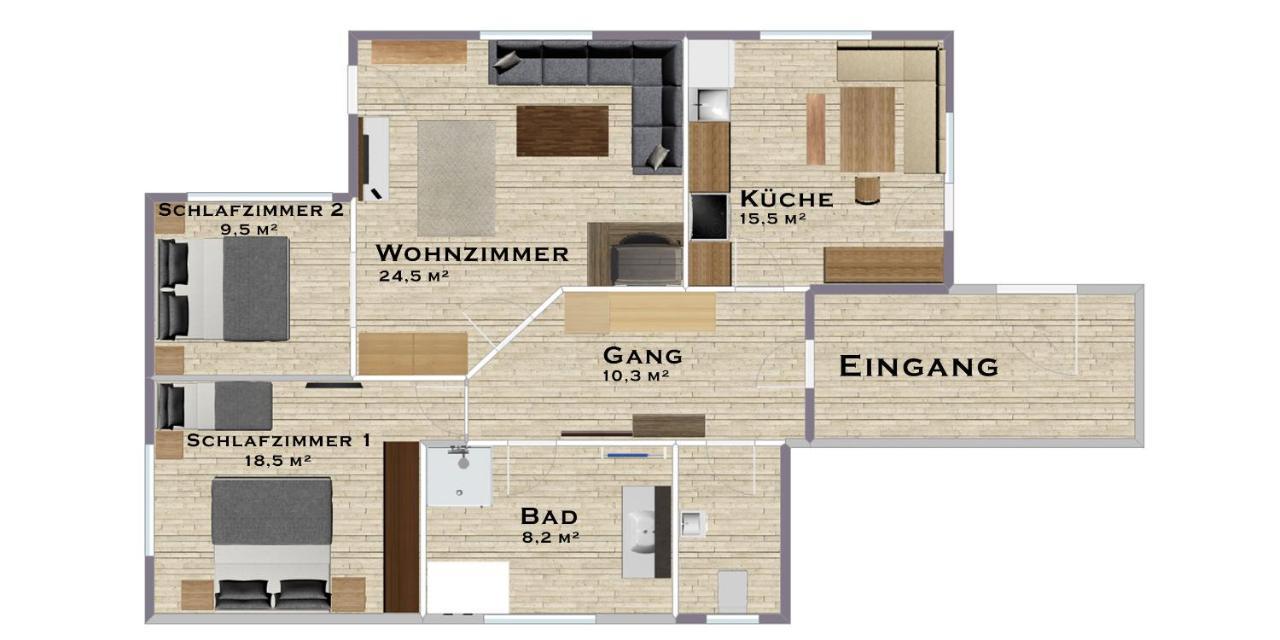 Alp Chalet Appartement Kappl  Exteriör bild